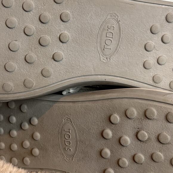 Tod’s high-top sneakers Creamy‎ White Suede Mesh Men’s 6.5 main image 6